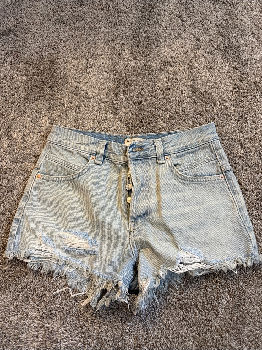 Free People x We The Free Denim Short in Well Worn